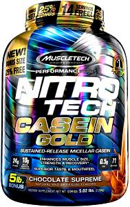 Quantas calorias em 1 scoop (30 g) Caseína Muscletech?