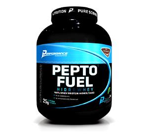 Quantas calorias em 1 scoop (30 g) Pepto Fuel Hidrowhey?