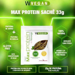 Quantas calorias em 1 scoop (33 g) Max Protein Morango?