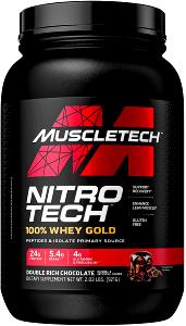 Quantas calorias em 1 scoop (35 g) Nitro Tech Whey Isolate Gold?