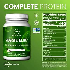 Quantas calorias em 1 scoop (36 g) Veggie Protein Chocolate?