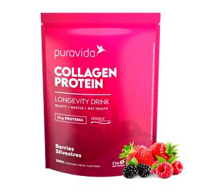 Quantas calorias em 1 scoop (40 g) Collagen Protein Berries Silvestres?