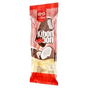 Quantas calorias em 1 sorvete (43 g) Kibonbon Coco?
