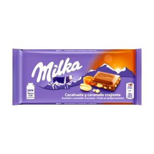 Quantas calorias em 1 tablete (18 g) Tablete Caramelo?