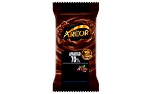 Quantas calorias em 1 tablete (20 g) Chocolate Cocoa 70%?