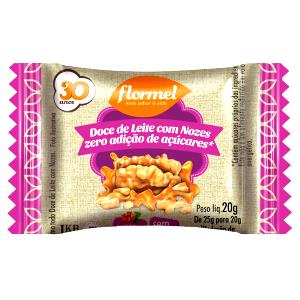 Quantas calorias em 1 tablete (25 g) Doce de Leite com Nozes?