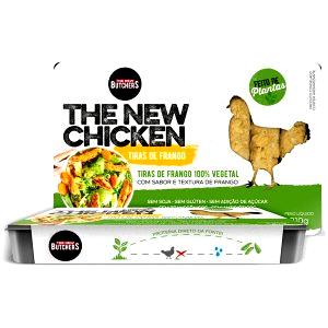 Quantas calorias em 1 tirinha (30 g) The New Chicken?