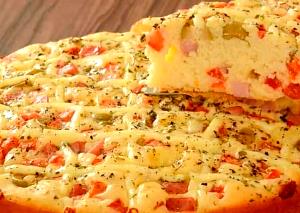 Quantas calorias em 1 Torta Pizza de Queijo (36 cm)?