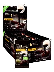 Quantas calorias em 1 unidade (10 g) Café com Leite Zero?