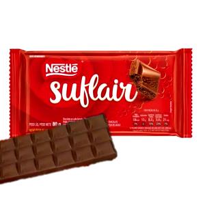 Quantas calorias em 1 unidade (10 g) Suflair- Chocolate Ao Leite Aerado?