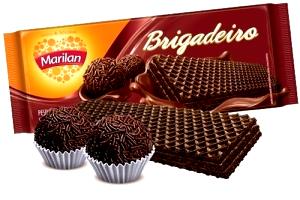 Quantas calorias em 1 unidade (10 g) Wafer Brigadeiro?