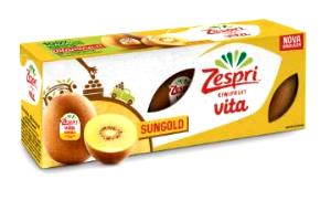 Quantas calorias em 1 unidade (110 g) Kiwi Sungold?