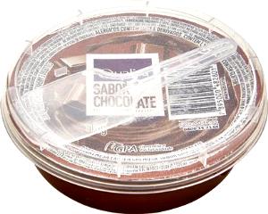 Quantas calorias em 1 unidade (110 g) Sobremesa Cremosa Chocolate Ao Leite?