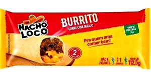 Quantas calorias em 1 unidade (112,5 g) Burrito Carne com Queijo?