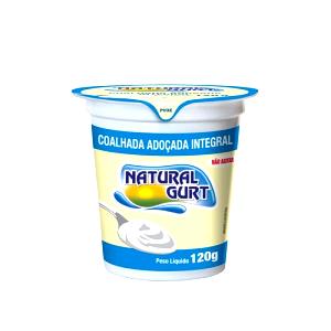 Quantas calorias em 1 unidade (120 g) Coalhada Adoçada Integral?