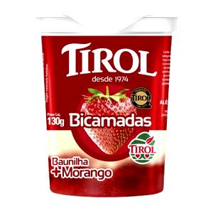 Quantas calorias em 1 unidade (130 g) Tirol Bicamadas?