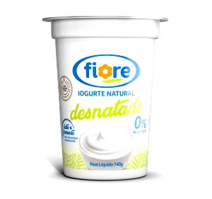 Quantas calorias em 1 unidade (140 g) Iogurte Natural Desnatado?