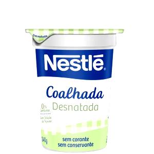 Quantas calorias em 1 unidade (140 ml) Coalhada Adoçada Desnatada?