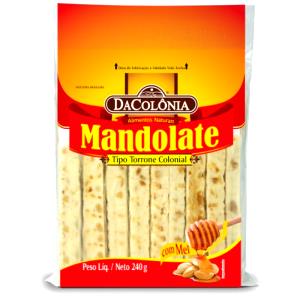 Quantas calorias em 1 unidade (15 g) Mandolate?