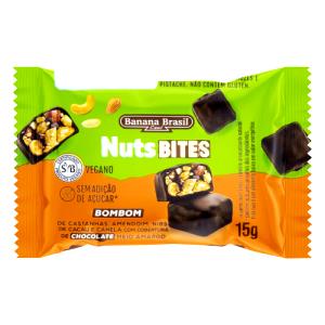 Quantas calorias em 1 unidade (15 g) Nuts Bites?