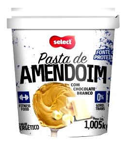 Quantas calorias em 1 unidade (15 g) Pasta de Amendoim com Chocolate Branco?