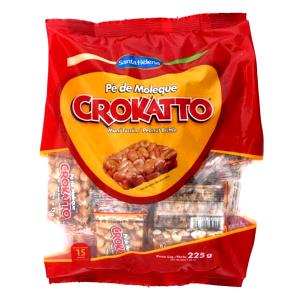 Quantas calorias em 1 unidade (15 g) Pé de Moleque Crokatto?