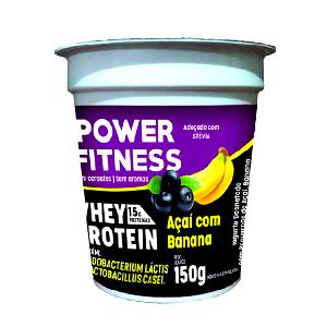 Quantas calorias em 1 unidade (150 g) Iogurte Power Fitness Açaí com Banana?