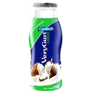 Quantas calorias em 1 unidade (150 g) Verygurt Coco?