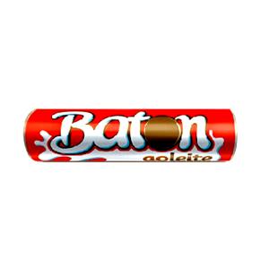 Quantas calorias em 1 unidade (16 g) Baton Ao Leite?