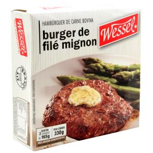 Quantas calorias em 1 unidade (165 g) Burger de Filé Mignon?