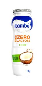 Quantas calorias em 1 unidade (165 g) Iogurte Zero Lactose Coco?