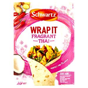 Quantas calorias em 1 unidade (165 g) Wrap Thai?