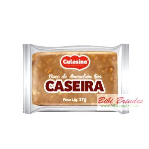 Quantas calorias em 1 unidade (17 g) Doce de Amendoim tipo Caseira?