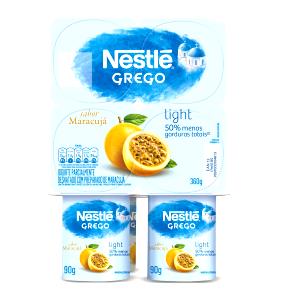 Quantas calorias em 1 unidade (170 g) Iogurte Grego Light Maracujá (170g)?