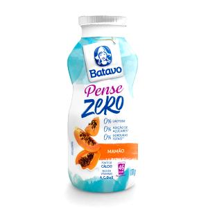 Quantas calorias em 1 unidade (170 ml) Iogurte Pense Zero Mamão?