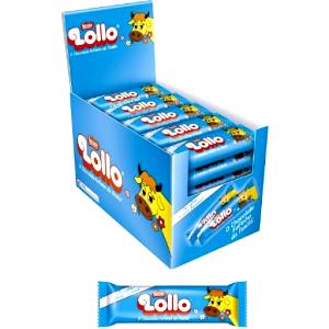 Quantas calorias em 1 unidade (18 g) Bombom Lollo?