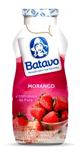 Quantas calorias em 1 unidade (180 g) Bebida Láctea Fermentada com Polpa de Morango?