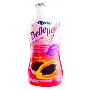 Quantas calorias em 1 unidade (180 g) Belle Light Papaia com Linhaça?