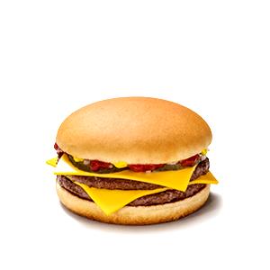 Quantas calorias em 1 unidade (185 g) Double Cheeseburger?