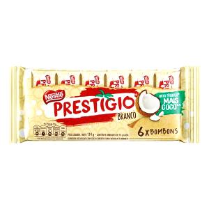 Quantas calorias em 1 unidade (19 g) Prestígio Mini (19g)?