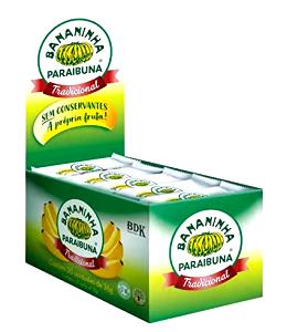 Quantas calorias em 1 unidade (20 g) Bananinha?