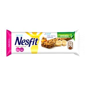 Quantas calorias em 1 unidade (20 g) Barra de Cereal Nesfit Banana, Aveia e Mel?