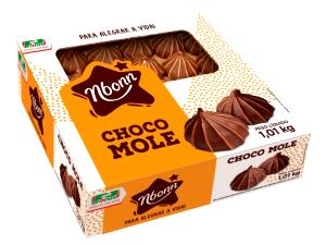 Quantas calorias em 1 unidade (20 g) Choco Mole?