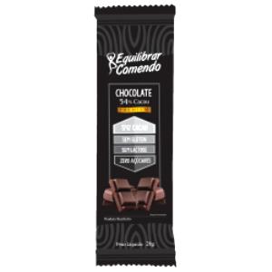 Quantas calorias em 1 unidade (20 g) Chocolate 54% Cacau Premium?