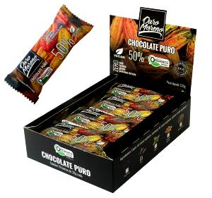 Quantas calorias em 1 unidade (20 g) Chocolate Puro?