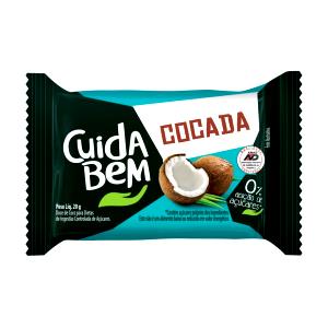 Quantas calorias em 1 unidade (20 g) Cocada Zero Açúcar?