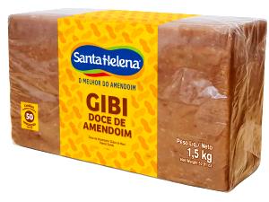 Quantas calorias em 1 unidade (20 g) Doce de Amendoim Gibi?