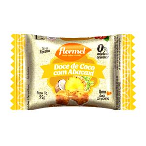 Quantas calorias em 1 unidade (20 g) Doce de Coco com Abacaxi?