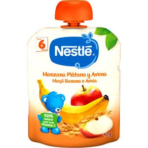 Quantas calorias em 1 unidade (20 g) Frutas com Aveia Banana e Maçã?