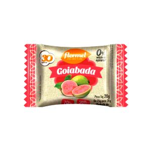 Quantas calorias em 1 unidade (20 g) Goiabada?